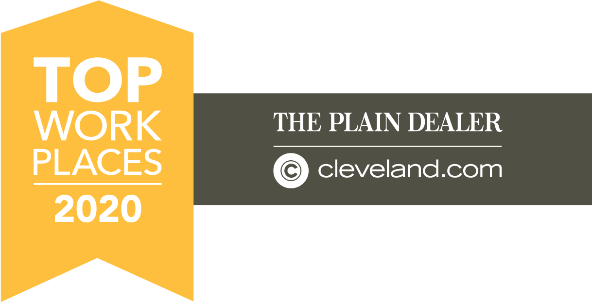 Top Work Places 2020 Award from the Plain Dealer
