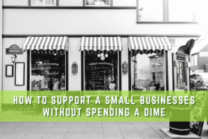 Easy Ways to Support Small Businesses Graphic