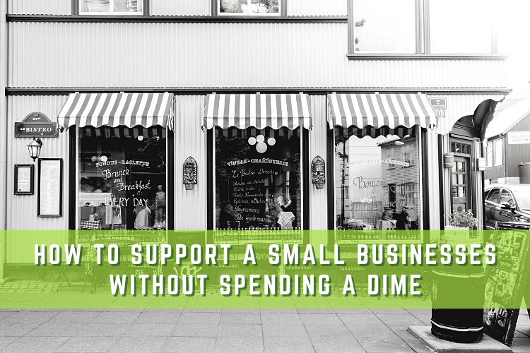 Easy Ways to Support Small Businesses Graphic